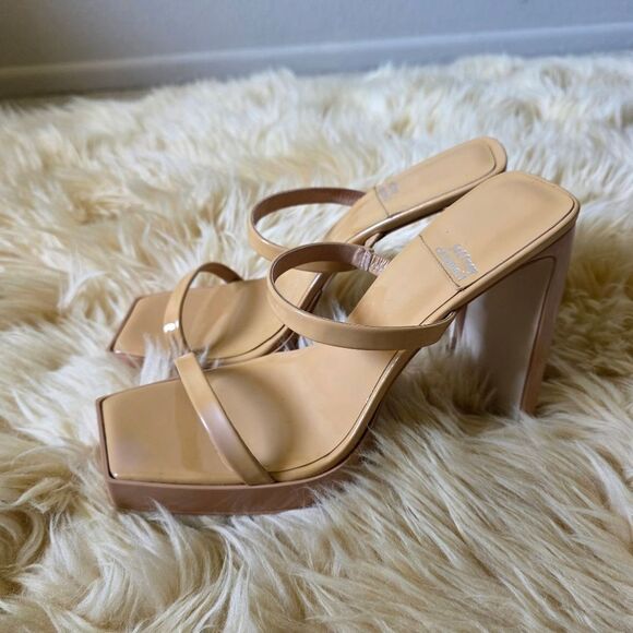 Jeffrey Campbell Creme Hustler High Heels Size 9 - Picture 2 of 8